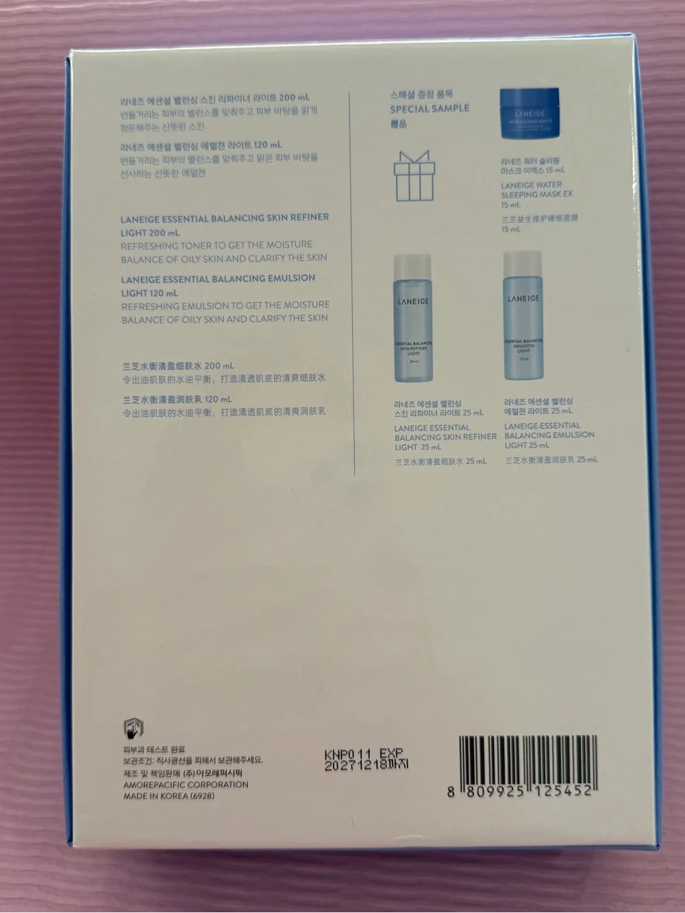 LANEIGE hydrating toner